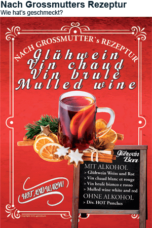 Glühwein Freiburger Raclette Bar